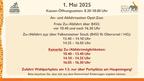 Fahrradrennen am 1. Mai 2025